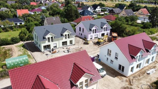 Ferienwohnung Iris Neu Roggentin Esterno foto